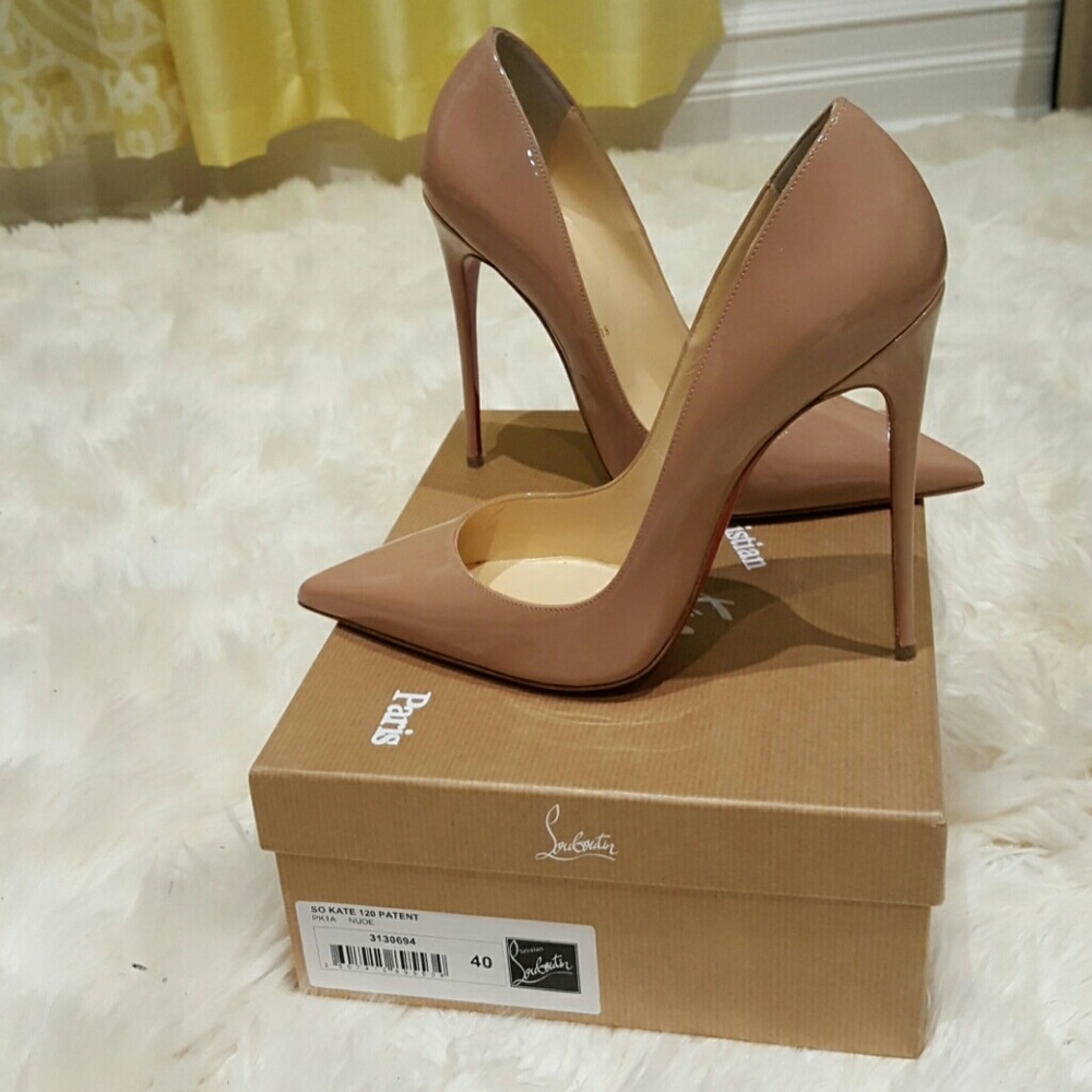 Christian Louboutin So Kate Patent Red Sole Pump